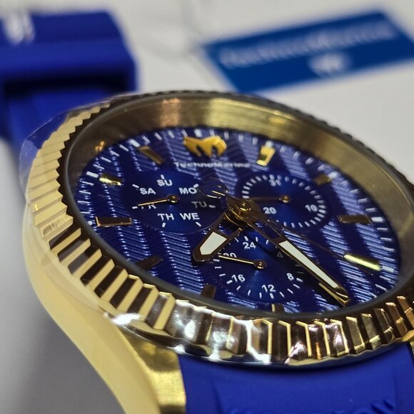 TechnoMarine Sea Dream Men's Watch - 42mm, Blue, Gold (TM-719025) - Picture 4 of 15